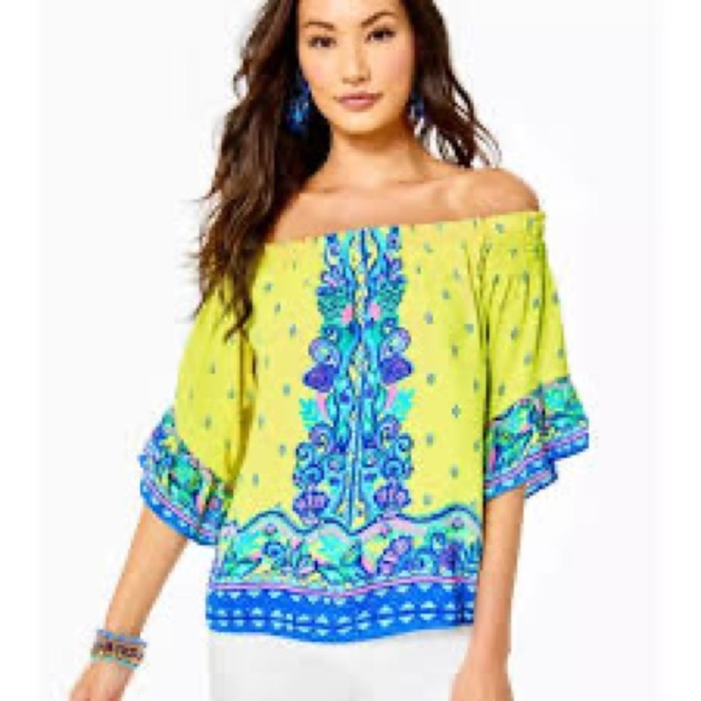 Lilly Pulitzer Fawns Too XL Loro green